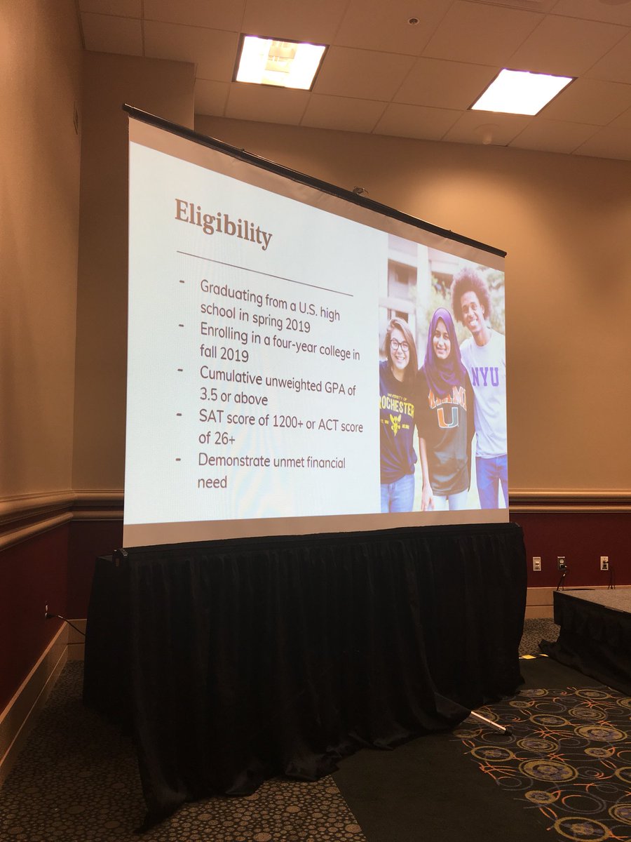 TaniaMJR's tweet photo. @TheJKCF scholarship is open now!!  Do you know any students who would be eligible??#nacac18 https://t.co/RgfaOue54F