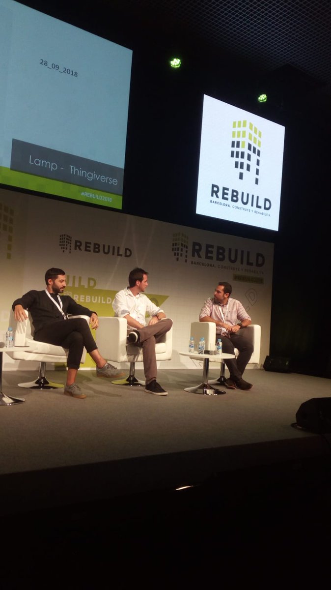 bemore3d's tweet photo. Éxito total en #barcelona en la sesión "3D Building Printing" en @rebuildexpo en #barcelona #REBUILD2018 #bemore3d #construccion3d #3dconstruction #3Dprinting https://t.co/Dbc5OClBDR