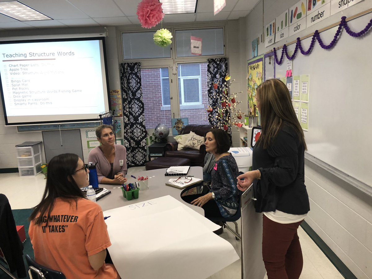 AutummJ's tweet photo. Teacher leaders leading teachers!! Mrs. Hays leading her colleagues from within the system and the private school setting on #visualizingandverbalizing (V&V,Nancy Bell) curriculum! #teacherleaders #curriculum https://t.co/W6aVtLIi0B