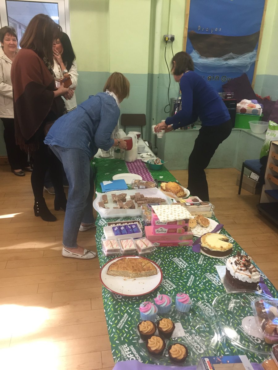 Thank you to <a href="/aberdareciw/">Town Church Primary</a> for a great Macmillian Coffee morning. Look at all those cakes! Great harvest songs and poems too.