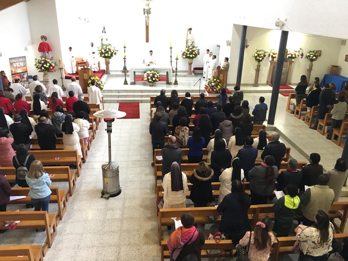 mercedarios's tweet photo. Iniciamos el segundo día del Congreso de Espiritualidad Mercedaria con la eucaristía. Hoy presidió la celebración el padre Manuel Angles, consejero general de la Orden de la Merced. https://t.co/PlHhc3bexO
