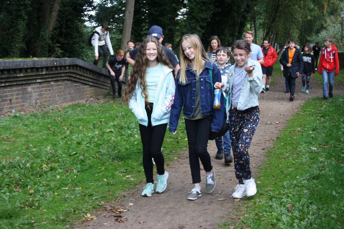 ReephamHigh's tweet photo. Great weather for the Annual @ReephamHigh @ReephamCollege @ReephamPE Sponsored Walk. Hope there's not too many blisters! Well done everyone. Great team work between Staff and Pupils/ #RHSC2018 https://t.co/rVUtnu8R9W