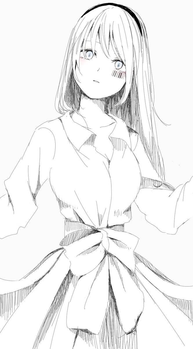 腰元きゅってしてる服好き 