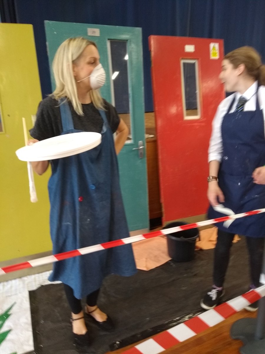 BlairgowrieHS's tweet photo. @BlairgowrieART team prepping our doors which, next week, will be painted with a literary theme as part of Literacy Week. #bookmarkfringe @Blairgowrie_Eng @bookmarkblair https://t.co/qQJVg8W3RV