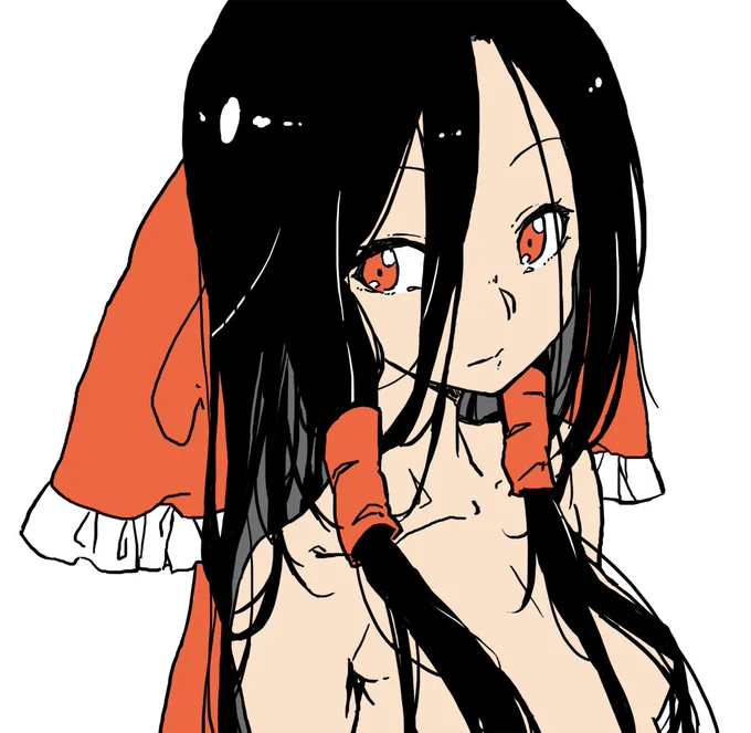 ロングな霊夢さん。そーい。 