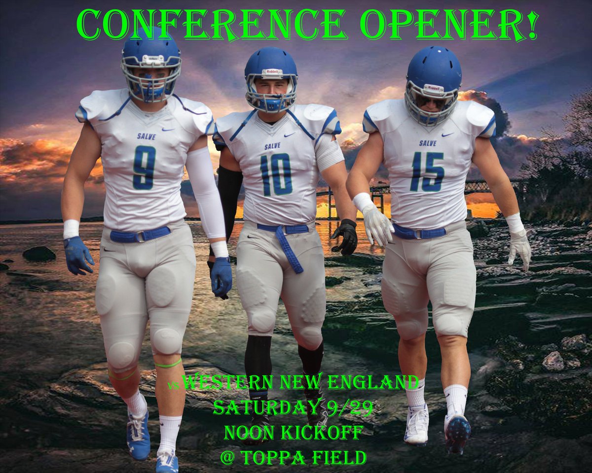 Salve_Football's tweet photo. Can't wait to see the #birdgang turn out for tomorrow's noon kickoff conference opener at #theNest!!! #WinNow #footballisland #chaosonthecliffwalk https://t.co/CFzi4CAgar