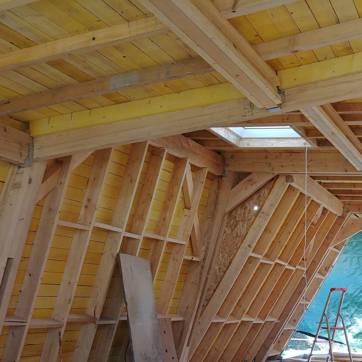 AtelierAI's tweet photo. Visite du chantier de la surélévation d'une maison à #Brunoy https://t.co/409aM6qD28