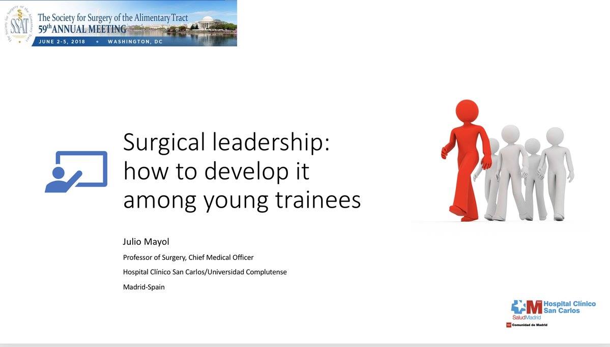 We need a plan of the #SoMe4Surgery network to help young #surgeons develop #surgicalleadership - It is time for them to lead!