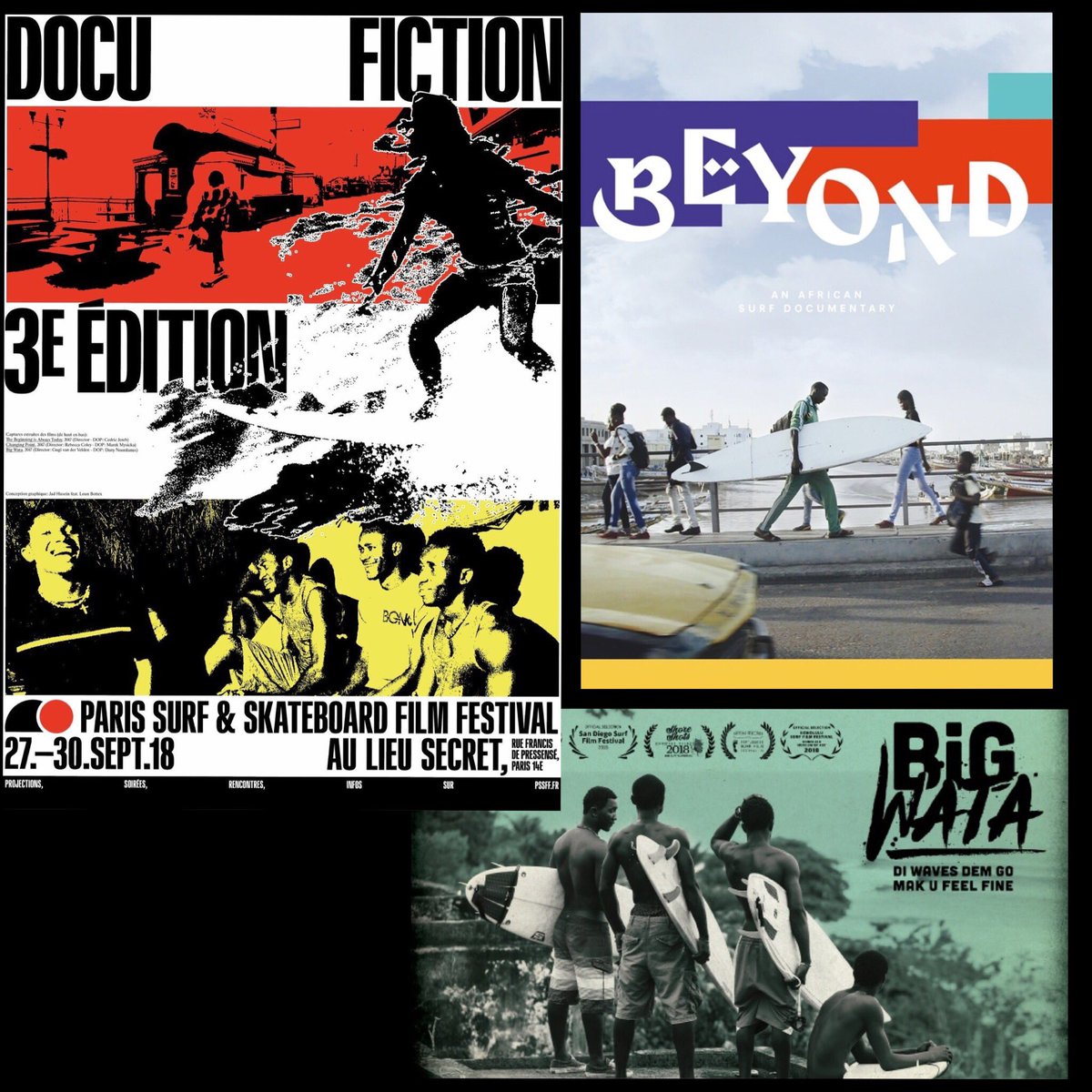 BlacknoteAgenda's tweet photo. Le Paris Surf &amp; Skateboard Film Festival @pssff2018 
27 au 30 #BNseptembre2018
 
un choix de films indépendants et rares qui ne dérogent pas à l’objectif :
la sélection #surf accorde une attention particulière à la pratique du  surf en #Afrique à travers deux docu https://t.co/D83TLqAnSy