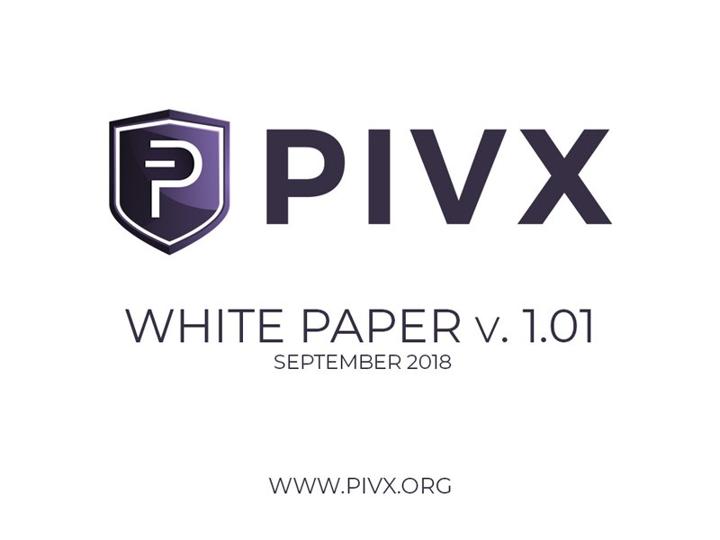 hanna_pivx's tweet photo. We are ready to announce that a new comprehensive PIVX White Paper has been uploaded to the website. Take a look and share with us your thoughts about it.
https://t.co/648wYOf6jK
#ShoutOutFriday #PIVX #PIVXteamwork #documentation #PIVXWhitePaper https://t.co/8FBShYxhAw