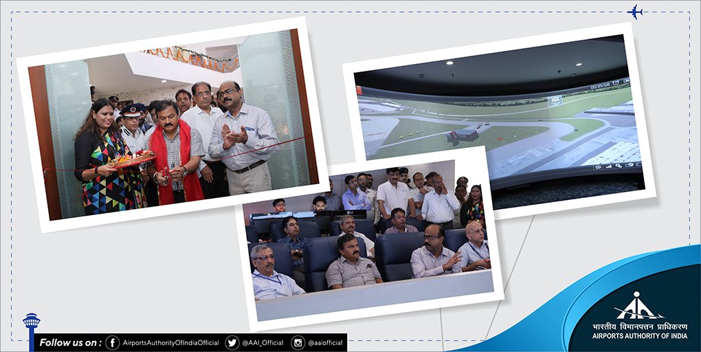 AAI_Official's tweet photo. Chairman, #AAI inaugurated the new Incident Command Management System (ICMS) &amp; Aircraft Rescue and Fire Fighting (ARFF) Driving simulator at Fire Training Centre (FTC), Delhi today in the presence of Member(Ops) &amp; other senior executives. https://t.co/ztq8rPTNho