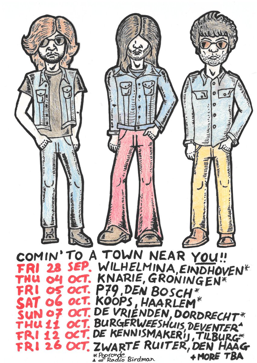 Groovy! Vanavond een knetterharde <a href="/Popronde/">Popronde</a> Eindhoven met 10 NMTH-acts: 
20.30 - Jibber Jabber &amp; the Jams - Stage Music Café
21.15 - Supersonic Blues - <a href="/CafeWilhelmina/">VOF Café Wilhelmina</a>
21.30 - The Tambles - Underdog Café
22.00 - <a href="/filthyfelons/">Filthy Felons Band</a> - The Jack
1/2