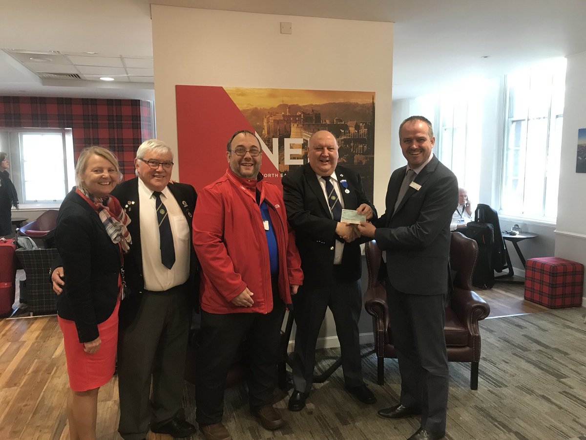 luttonplacebc's tweet photo. Top Ten donate to CALM, Alan Muir, President Edinburgh Top Ten hands over a cheque to Graeme McKinnie of LNER as a donation to LNER’s charity CALM from the proceeds of the raffle held on Semi Final and finals day https://t.co/YBbyOquTCz