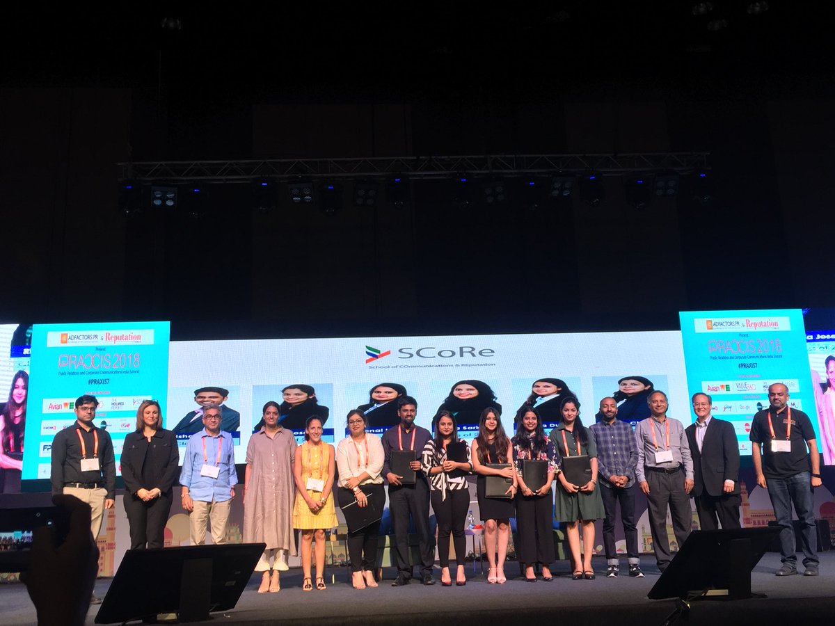 Congratulations to the class of 2018 @SCoReInd #Graduation #FutureOfPR #Professionals #PRAXIS7