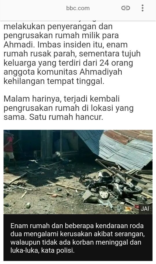 Yang noel Jokowi saat tour pake motor diundang ke Istana dan diberi hadiah.

Yg jadi korban persekusi oleh mayoritas nasibnya masih seperti itu saja.