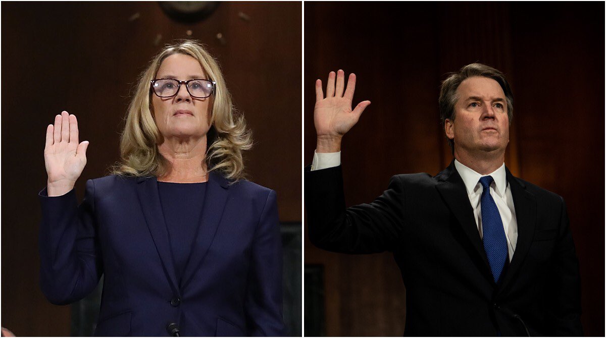SexPosHTX's tweet photo. I’ve been busy with getting a company off the ground, so I haven’t had much time to comment, but I wanted to say this:
Dr Christine #BlaseyFord is an American hero in the truest &amp; most literal sense; 
#BrettKavanaugh is an amalgamation of all the worst boys I knew in HS. https://t.co/KdnXoadb7V