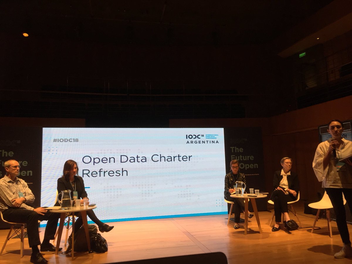 naticarfi's tweet photo. Empieza el panel sobre el proceso de #ODCrefresh sobre los Principios de la @opendatacharter en #IODC18 https://t.co/MRAi4HqhB2