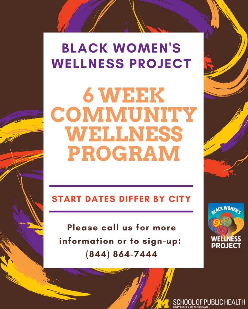 BWWPUMSPH's tweet photo. We still have sessions available in Lansing, Detroit and Ypsilanti! If you or someone you know is ready to start on their journey to wellness, contact us to get signed-up today! https://t.co/gtHZgk4YqS