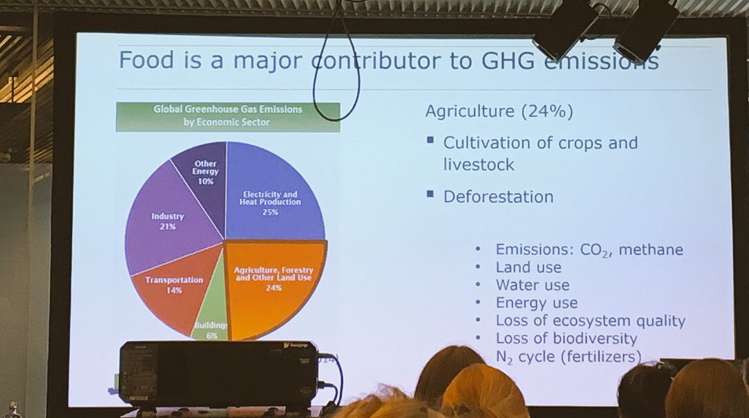 BDAJoLewis's tweet photo. So interested to hear the modelling of European diets to consider sustainability conducted by @WUR and supported by @Alpro #alprofoundation #EFAD2018 ‘Food is a major contributor to GHG emissions’ - and we still need to grow more #needaction #WhatDietitiansDo https://t.co/1rwCMlbBNA