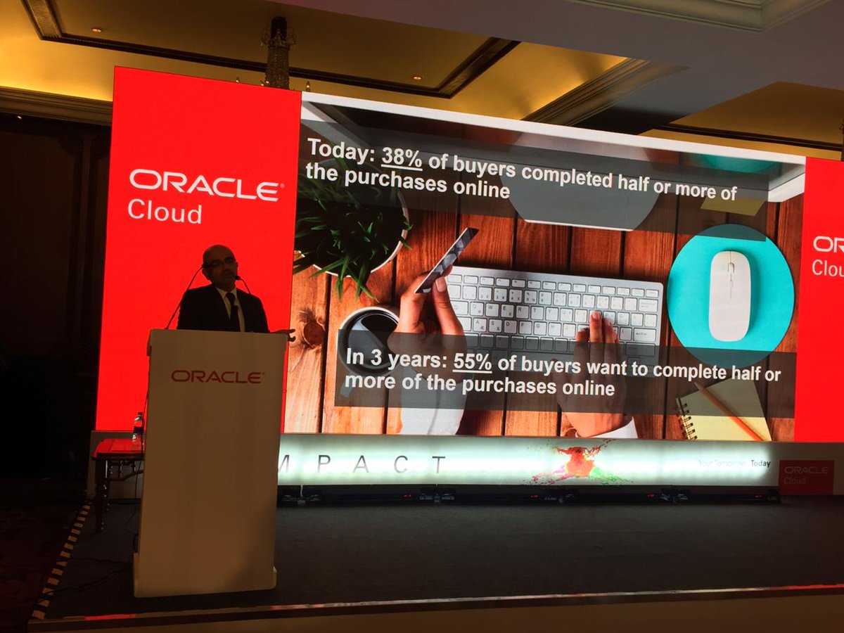 Oracle_India's tweet image. .@rattimehra, CX Strategy and Transformation Director, Oracle India takes us through various CX scenarios wherein emerging technologies can help foster innovation &amp;amp; disruption. Marketeers are learning how they can connect with their customers on behavioural data. #LetsGetSaaSy