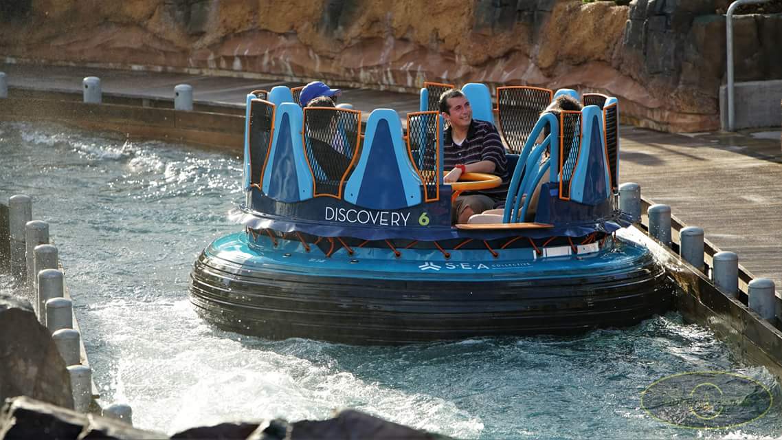 Midway_Mayhem's tweet photo. @SeaWorld enlists the help of human test dummies to complete final ride checklists for Infinity Falls.  Soft openings could happen any day now....

#infinityfalls #rushtherapids #seaworldorlando #seaworld https://t.co/p9cAXpDM8D