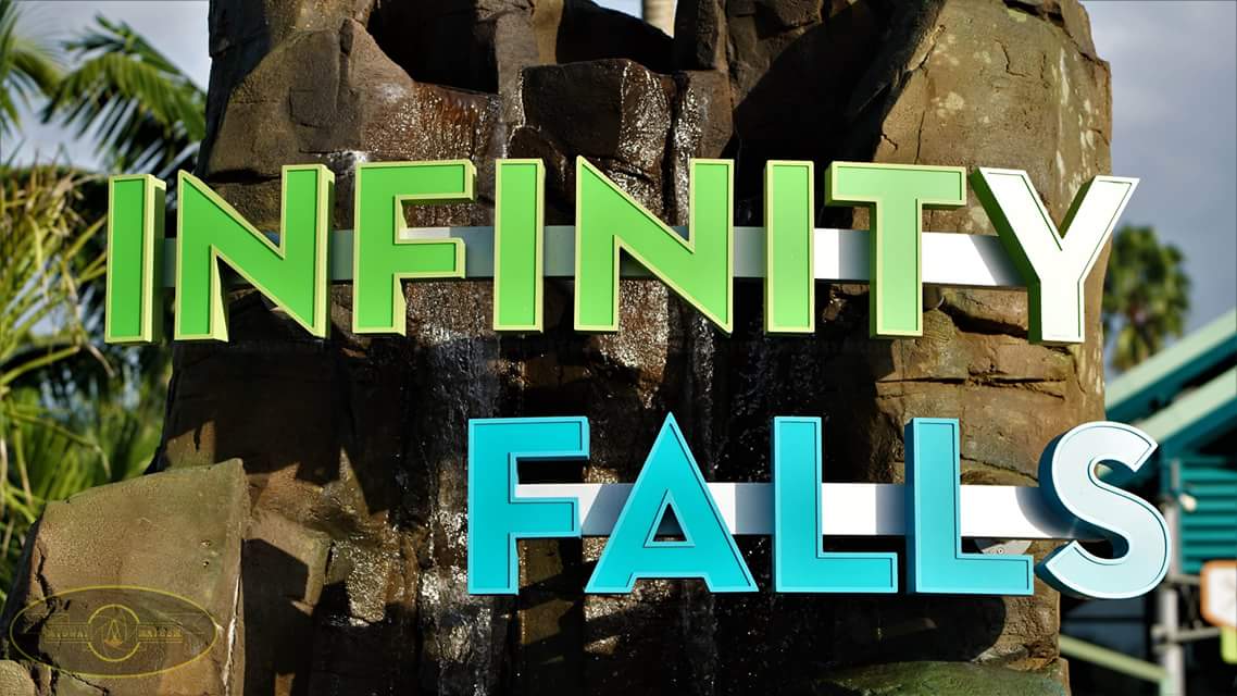 Midway_Mayhem's tweet photo. @SeaWorld enlists the help of human test dummies to complete final ride checklists for Infinity Falls.  Soft openings could happen any day now....

#infinityfalls #rushtherapids #seaworldorlando #seaworld https://t.co/t6vRtDsbE3