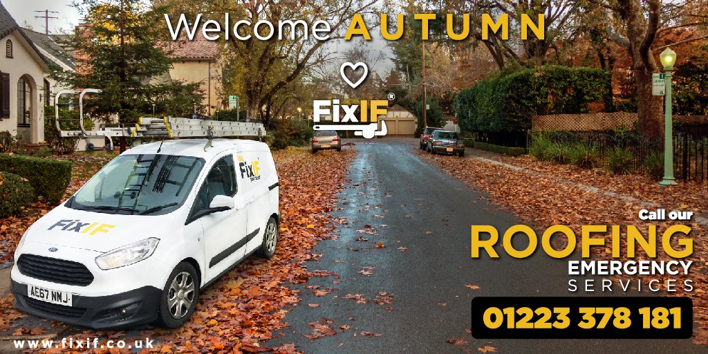 AUTUMN is here... So as the rain.
Damage, Leak or a Broken tile?
Call our ROOFING EMERGENCY LINE 01223 378181
#fixif#roofing #cambridgeroofing #emergencyroofing #roofrepair #roofrepairservices #brokenroof #roofleak #roofdamage #brokentile #roofers
fixif.co.uk