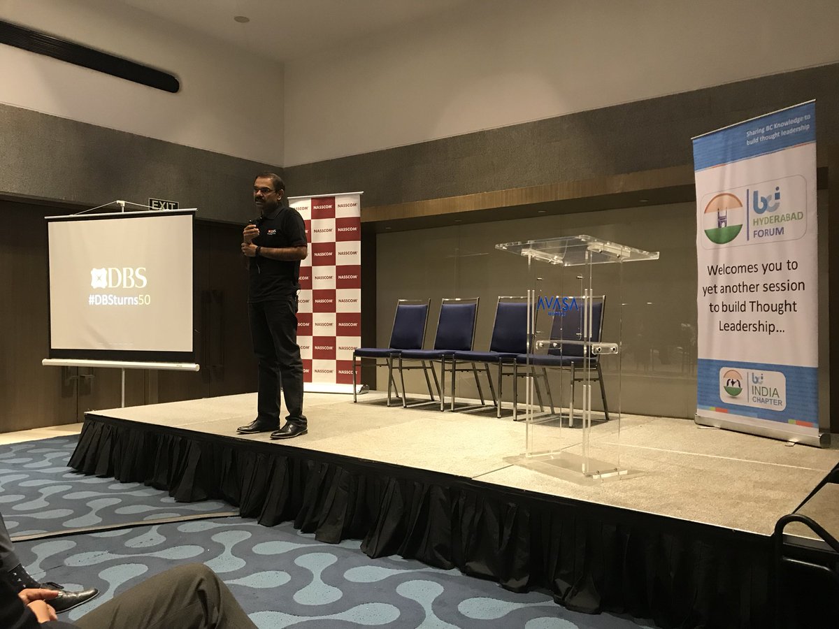 bciHyd's tweet photo. #MohitKapoor @dbsbank Technology Offshore CEO having a great #Keynote session with several examples as part OpsRisk Summit #FutureofRisk series https://t.co/mXFwtQ8eTk