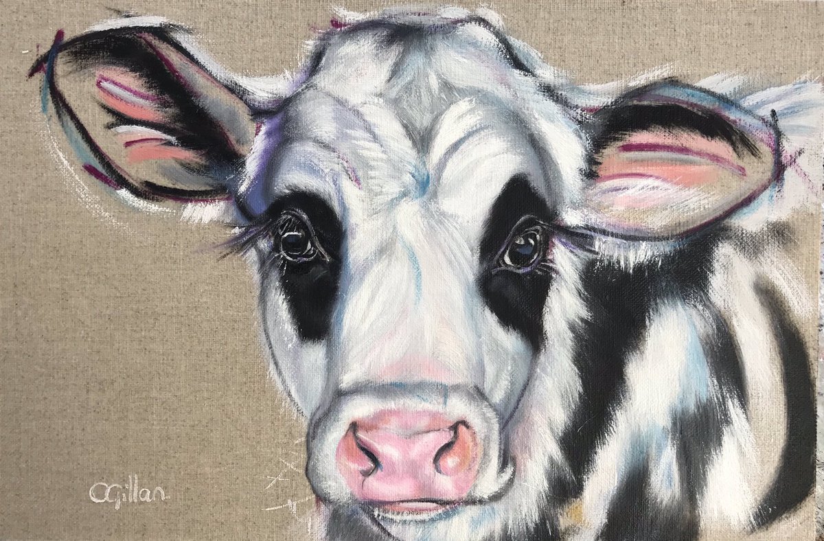 carol_gillan's tweet photo. Signalling IT’S FRIDAY with Semaphore Ears, 12x8” oil on linen panel.
#artlicensing #art #original #oilpainting #cow #calf #rurallife #dairyfarm #farmer #livestock #ranchlife #counteyside #moo #semaphore #fresh
With thanks to @danaefarmgirl 😊 https://t.co/JVwPrIaF8W