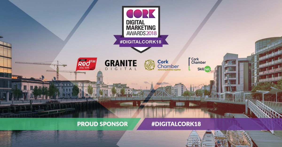 Good luck to all of the finalists in tonight's <a href="/CorkChamber/">Cork Chamber</a> @corkbizschool Cork Digital Marketing Awards! #DigitalCork18