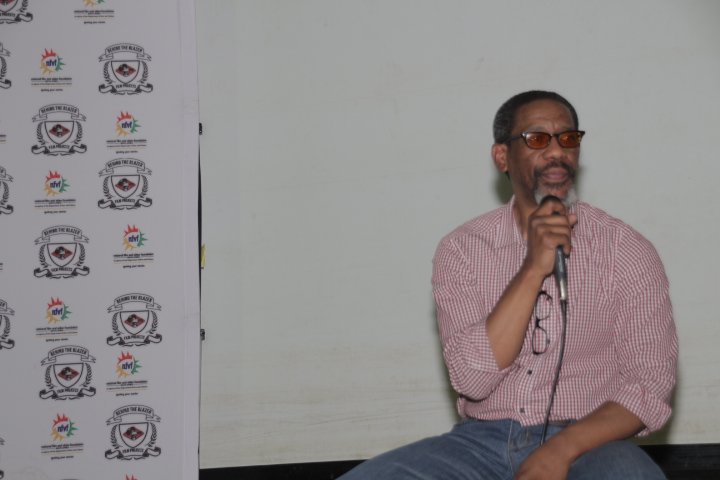 maxwellvusi's tweet photo. Behind the Blazer Film Festival 2018 with Luthuli Dlamini and @FIRDOZ part of our speakers, our well rounded Jury @CatharinaWeinek #tokoloshefilm @UnathiMem #yobe
#bbff18 https://t.co/RdyERu277j