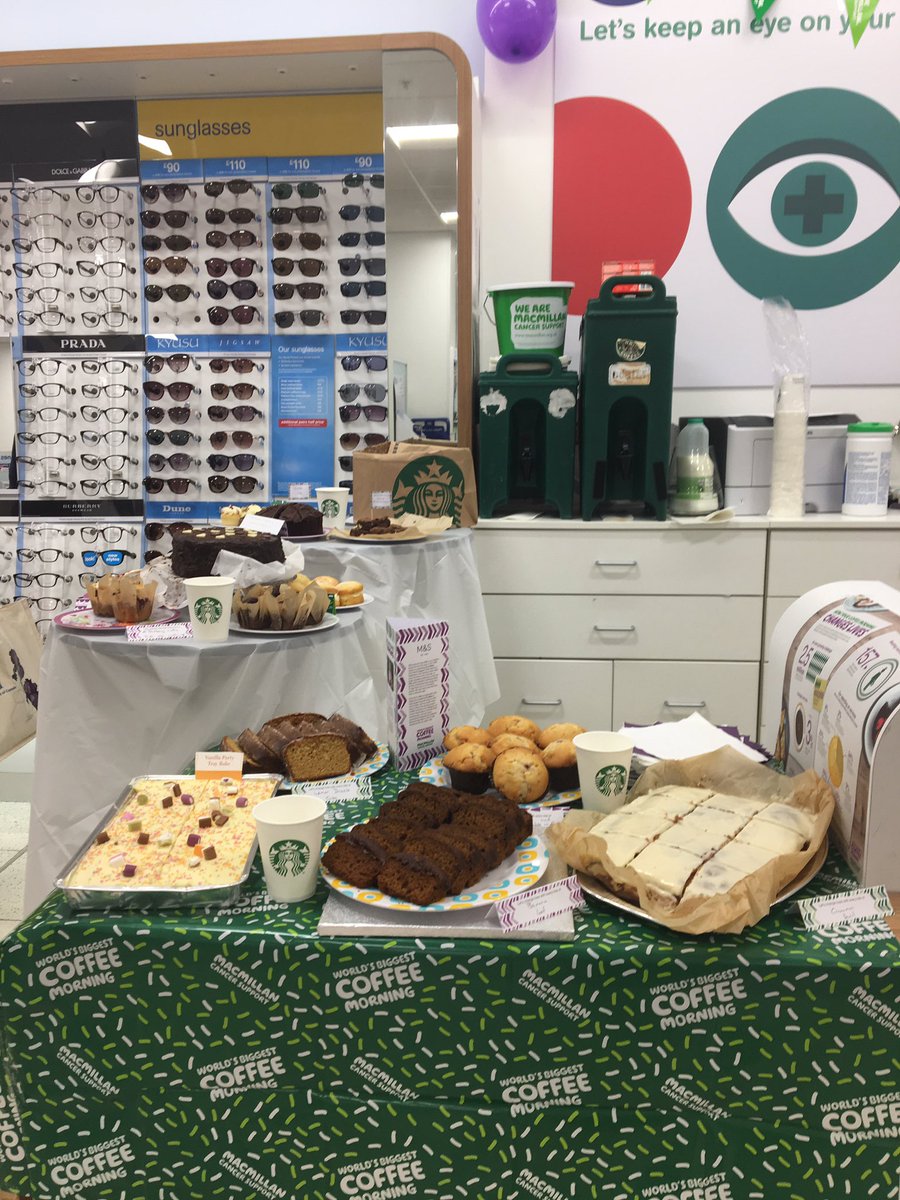 xmilliex's tweet image. Big thanks for @Starbucks for donating coffee for Boots Opticians McMillan coffee morning 🍰☕️ #mcmillancoffeemorning #bootsopticians #starbucks #coffee #bakeoff