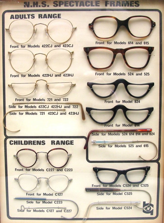 A blast from the past <a href="/Mackereths/">Mackereth Opticians</a> Opticians
 A look back at some of the original free NHS frames.
 #NHS free  frame propaganda was plastered everywhere. This was not only to create  awareness but to encourage people to take up free subsidised frames.