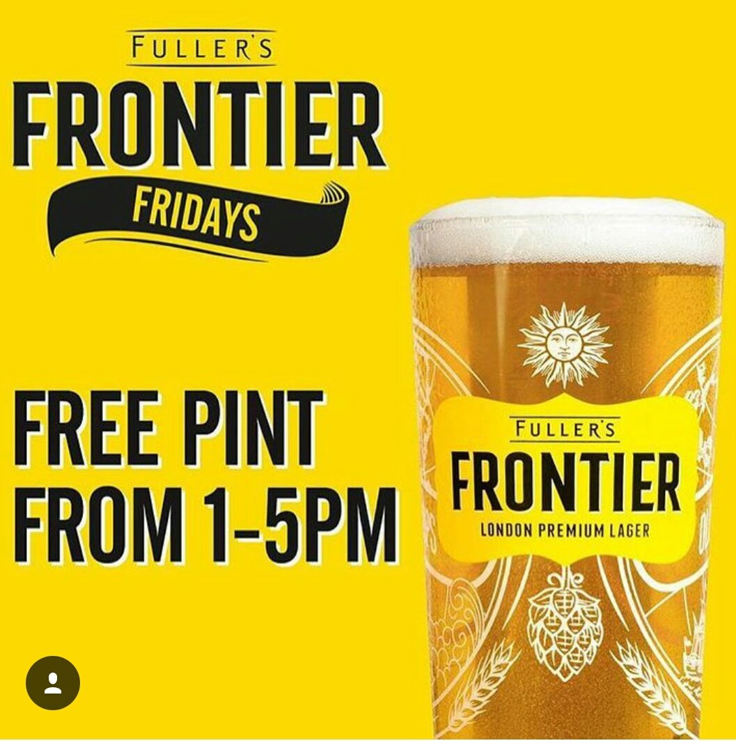 RedLionBarnes's tweet photo. It's Here! !!! #frontierfriday #findflavour @FrontierLager https://t.co/9c3avpNH9b https://t.co/yQpt7bHRPm