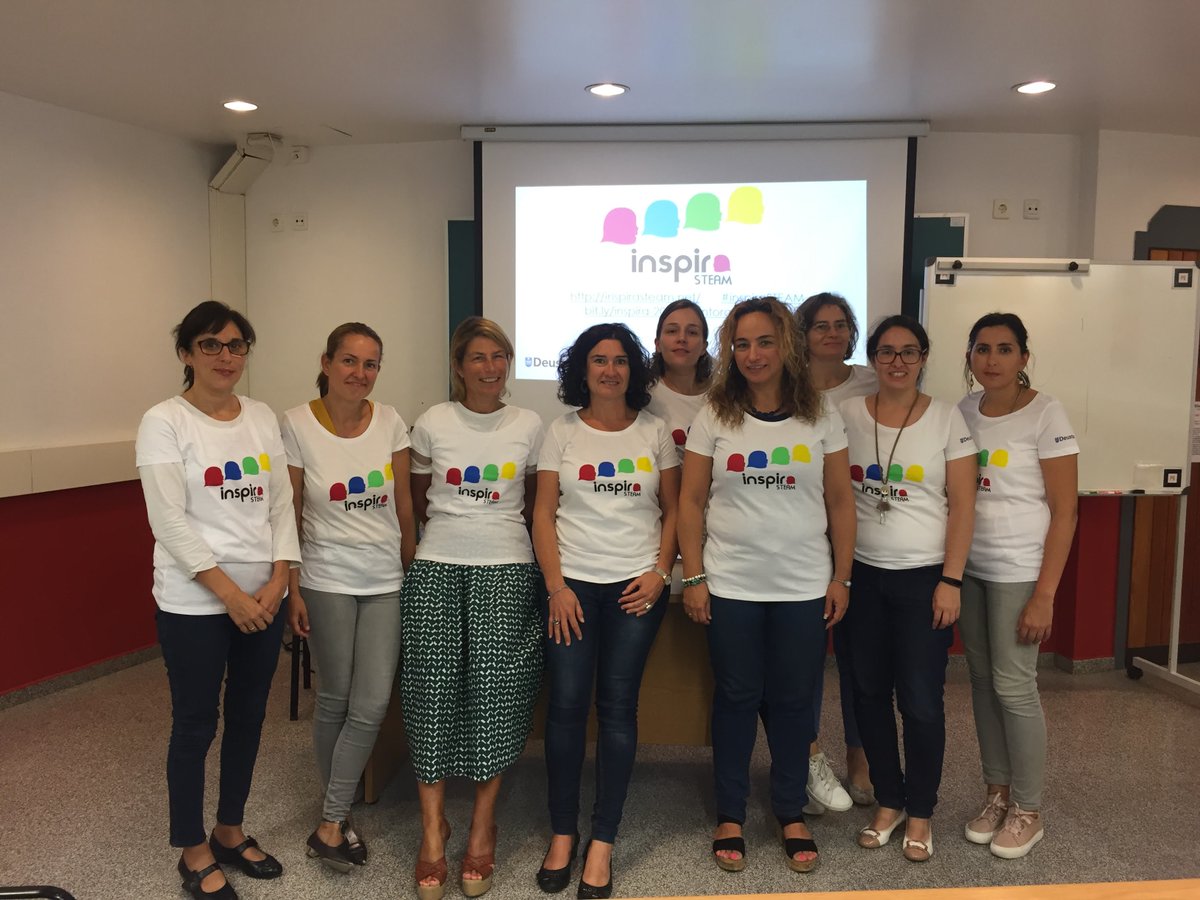MujerTekSpace's tweet photo. Seguimos con la formación de nuevas mentoras #InspiraSTEAM en Bilbao, Donostia, Vitoria-Gasteiz y Cataluña. ¡YA QUEDA MENOS PARA ARRANCAR LA TERCERA EDICIÓN! Esta año inspiraremos a más de 2.070 niñas y 2.060 niños 🙌🙌🙌🙌 #WomenInTech

➡️ https://t.co/Vd2uQYUeuq https://t.co/iAc3IsvfJK