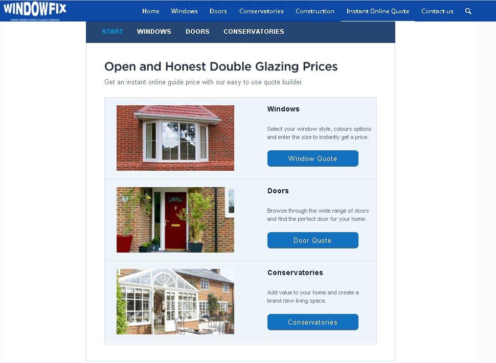 WindowFixUK's tweet image. Your Online Instant Quote for Windows, Doors and Conservatories is just a few clicks away.....
Head to our site at windowfixuk.co.uk.