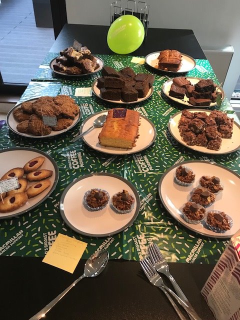 Happy Friday everyone! Look at our impressive spread of cakes, all in aid of Macmillan. Thank you to all the CLS staff who baked or brought cakes today. And yes, is of course 100% compulsory to eat cake for breakfast &amp; lunch today! #MacmillanCoffeeMorning