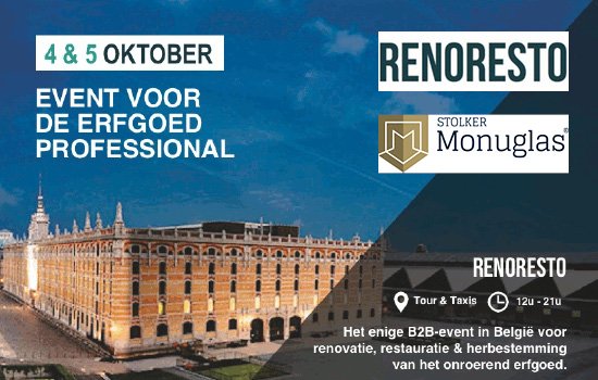 Monuglas's tweet photo. Ben je benieuwd naar de voordelen van ons Monuglas® of wil je ons aanbod live ervaren? Op 4 en 5 oktober zijn wij aanwezig op de #RenoResto in Brussel. Tot ziens op onze stand 125! #renovatie #restauratie #RenoResto #Monuglas #liefdevoorhetmonument #cultureelerfgoed #monumenten https://t.co/AUnVz7fLin