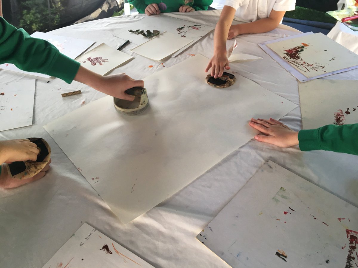 Here's some of the great work the children produced working with <a href="/jcurtisart/">Jackie Curtis</a> at her print studio in Bawdrip.