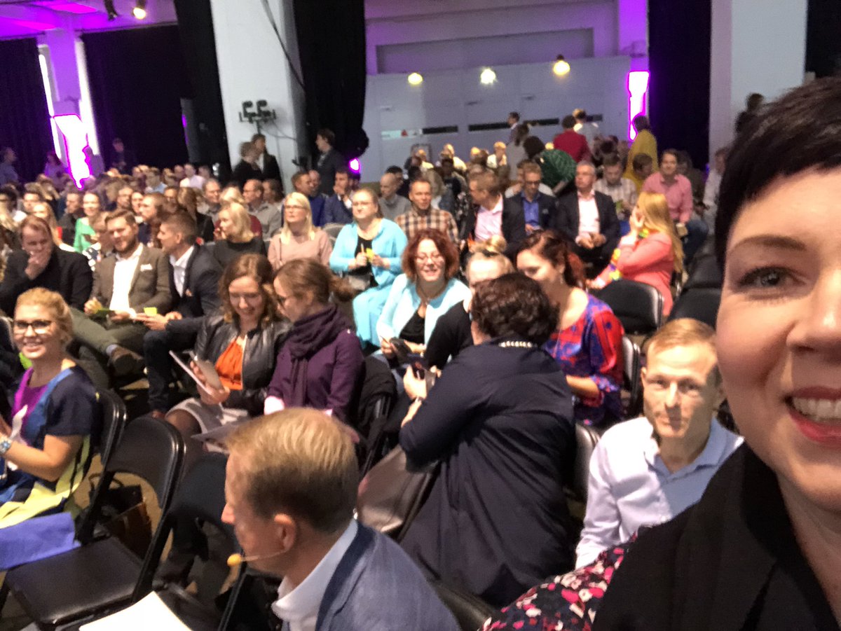 susasanna's tweet photo. Starting up the annual #AccentureAwayDay with 1000 colleagues. Super exciting day ahead. Will be introducing Leadership DNA Award winners with @APuustell @konstasaarela @NystromTomas @HallilaAnni and @m_hyvarila #executingwithagility #MyAccenture https://t.co/KGV29AIHxm
