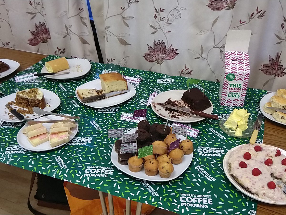 And the cakes are going like - well - like hot cakes! <a href="/montonunitarian/">Monton Unitarians</a> memorial hall today till 1pm. Join us and raise money for the wonderful #Macmillan nurses.