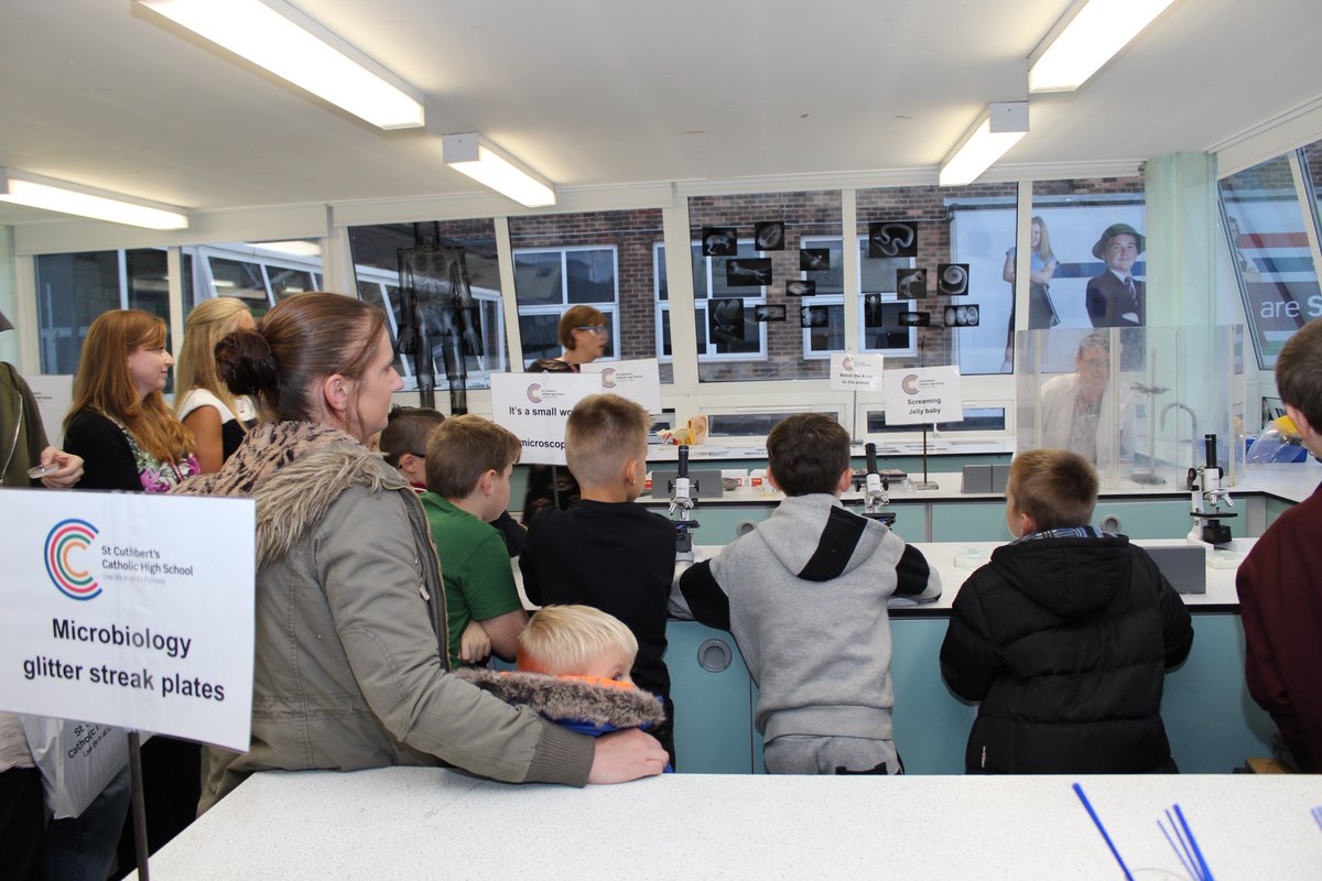 stcuthbertsCHS's tweet photo. Message from Mrs Twist (1/3): Thank you to all our staff and students for welcoming Y6 and Y5 children and their families to Open Evening last night. It gave everyone the opportunity to see St Cuthbert's in Action. #StCuthBESTopen https://t.co/AkHx9I4TTk