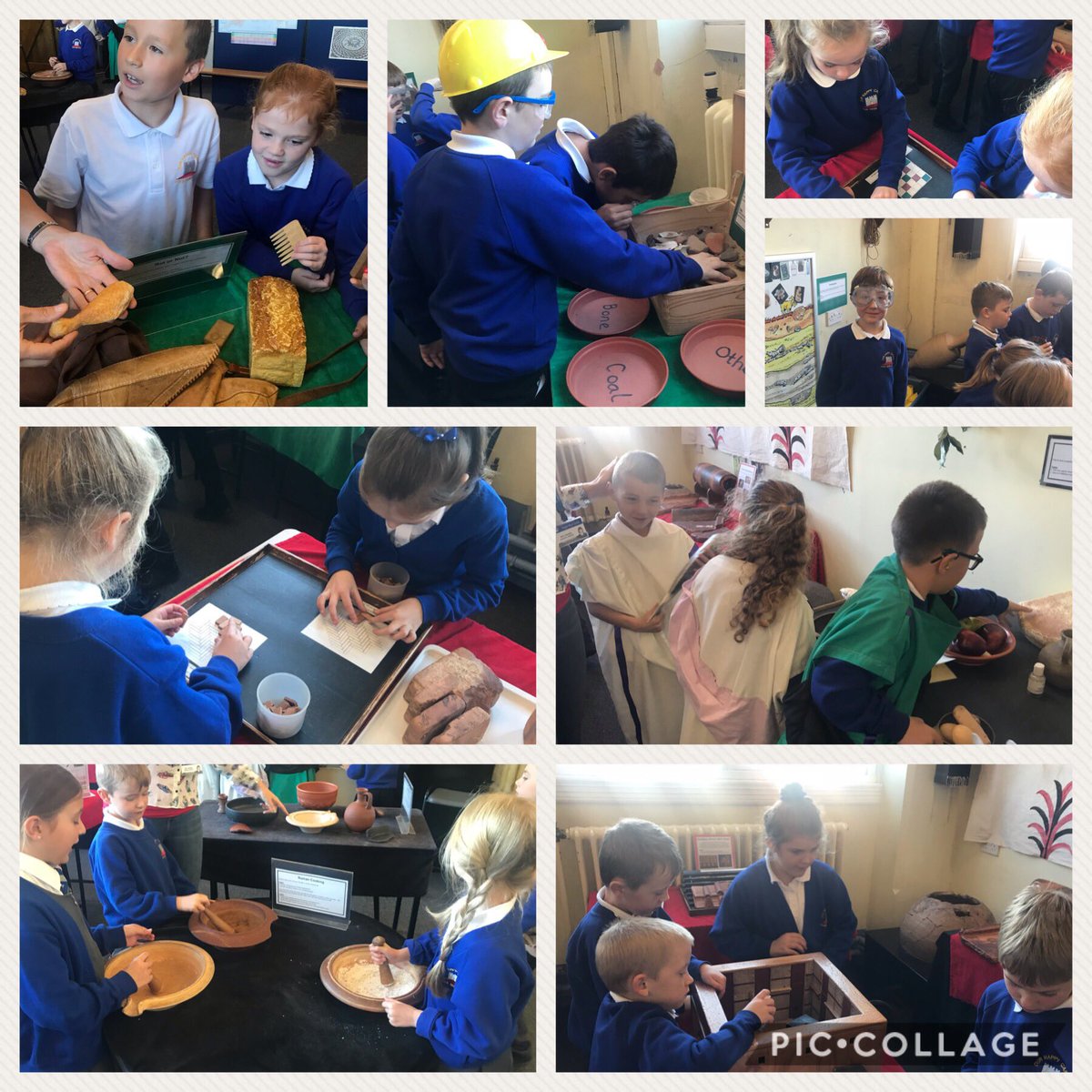 Year3BC's tweet photo. Practical Roman activities! @3456J #3L #56J https://t.co/vY3qH35X44