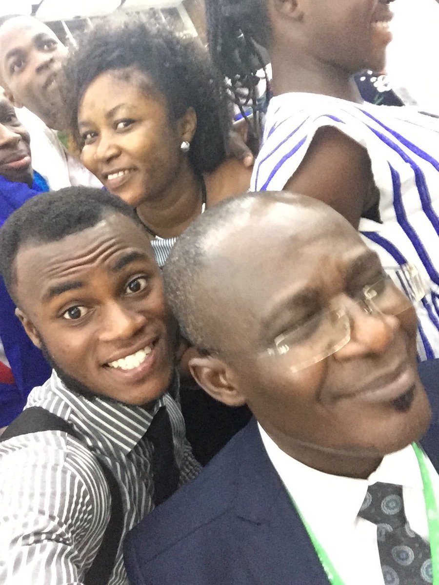 iamKaakyire's tweet photo. Selfie 🤳 with VC 😜@essienjhn @watsuptek @focusfmknust 
#VCreception https://t.co/bJLUT2XCHC