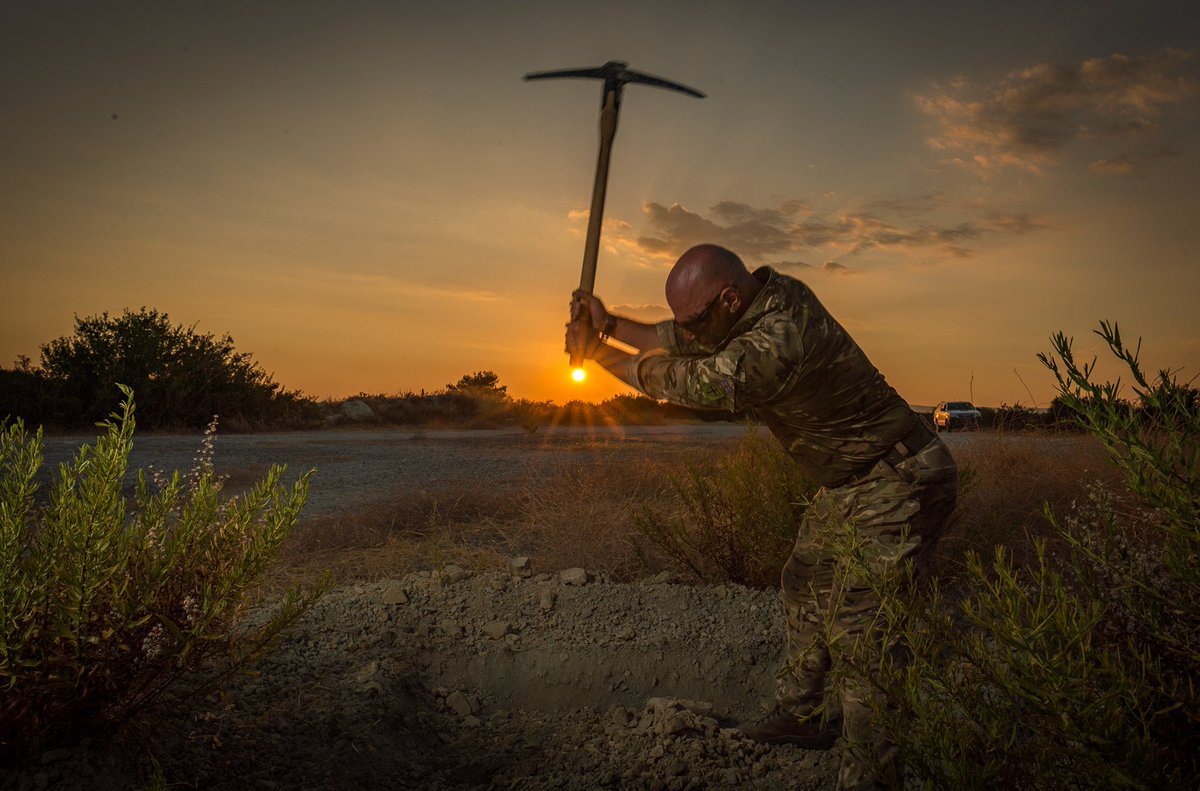 ArmyinScotland's tweet photo. @71EngrRegtV complete #ExPinestick this weekend, after a month of fun and hard work on engineering tasks in #Cyprus. The #Leuchars based #ArmyReserves unit has had two groups of soldiers taking two weeks each out of their normal jobs to complete tasks. #YearoftheEngineer #STEM https://t.co/d897YfM5Bb