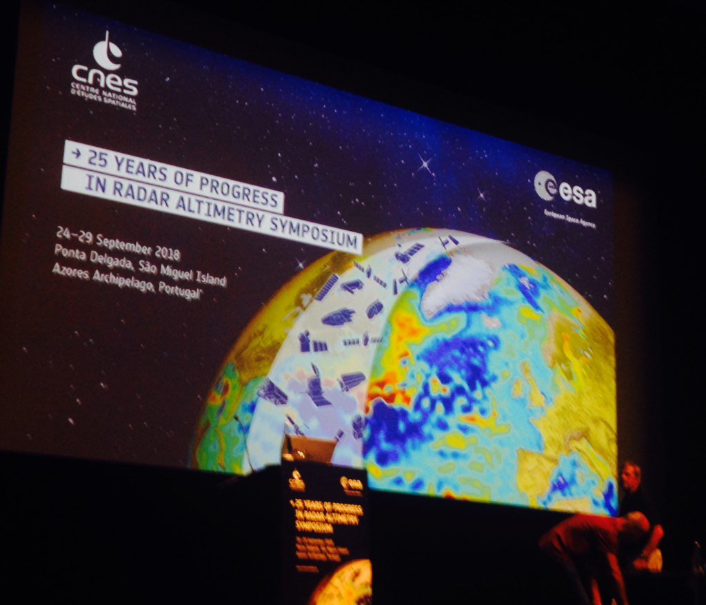 Nice to see our <a href="/IMOS_AUS/">Integrated Marine Observing System</a> altimetry cal/val work on the big screen over a couple of talks at #25ypra and #ostst
