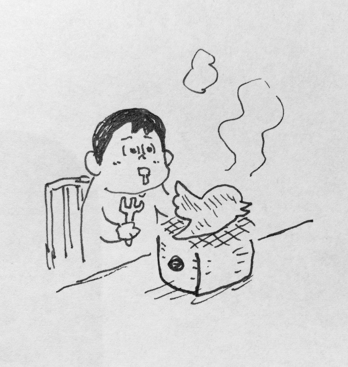 青鳥のつぶ焼き 