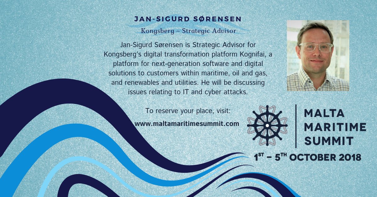 MaritimeSummit1's tweet photo. Visit http://www.maltamaritimesummit to reserve your place now.
#maltamaritimesummit #mms2018 #malta #maltaflag #gmint #shipowners #maritimeindustry #shipregistration #maltaregistration #gmx #kongsberg #Sørensen #maritimeIT #digitaltransformation #digitalsolutions #environment https://t.co/8fabdJb4XC