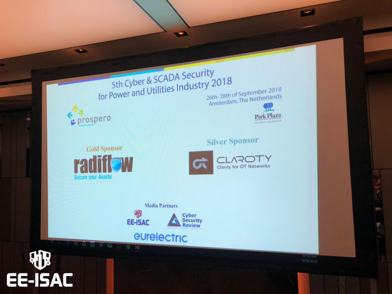 EE_ISAC's tweet photo. Big thank you to @ProsperoEvents for having #EEISAC spread awareness on the importance of #cybersecurity in #European #Energy https://t.co/0GXnCTiJeZ