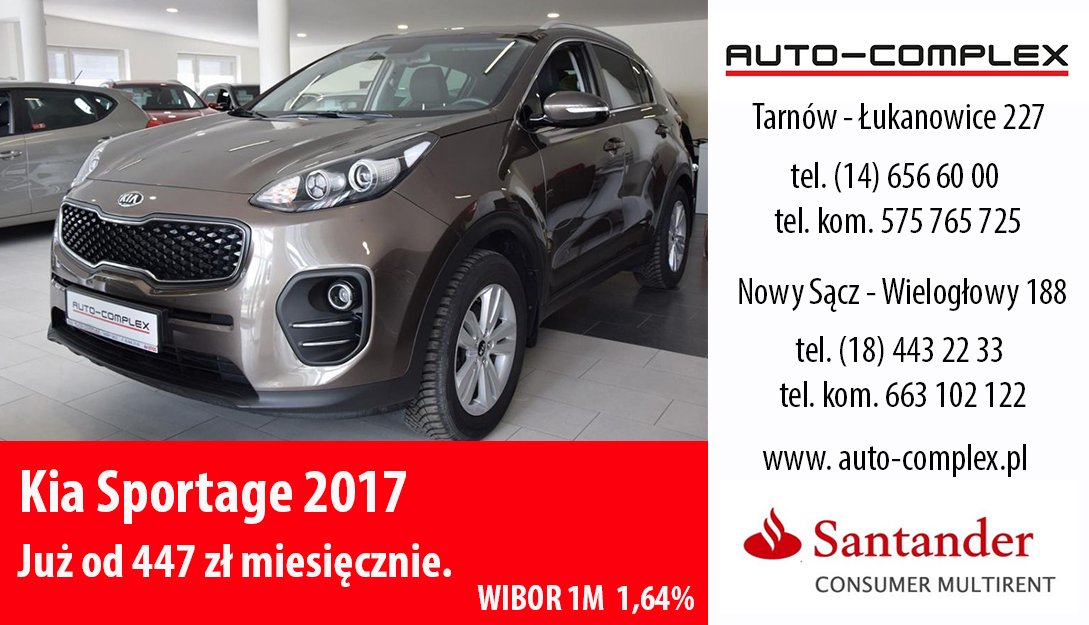 auto_complex's tweet image. 🏁 Kia Sportage 2017 r., wyposażenie M + DFA już od 447 zł miesięcznie!
🚗💨 Zadzwoń 575 765 725, umów się na wizytę w salonie i przekonaj się jak Kia Sportage wspaniale się prowadzi!
otomoto.pl/oferta/kia-spo…
#Kia #KiaSportage #samochodyużywane #AutoComplex #leasing #Tarnów